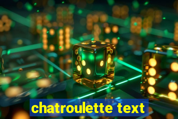 chatroulette text